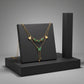 Butterfly Double Necklace (Green)