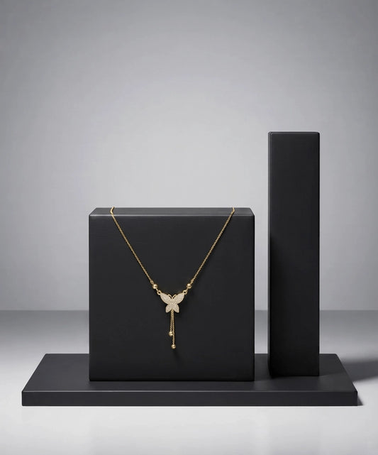 Butterfly Zircon Necklace