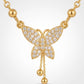 Butterfly Zircon Necklace