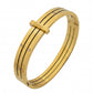 Cartier-Inspired Luxury Handcuff Bracelet