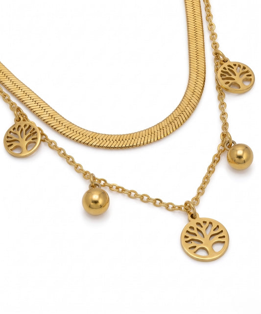 Double Chain Necklace