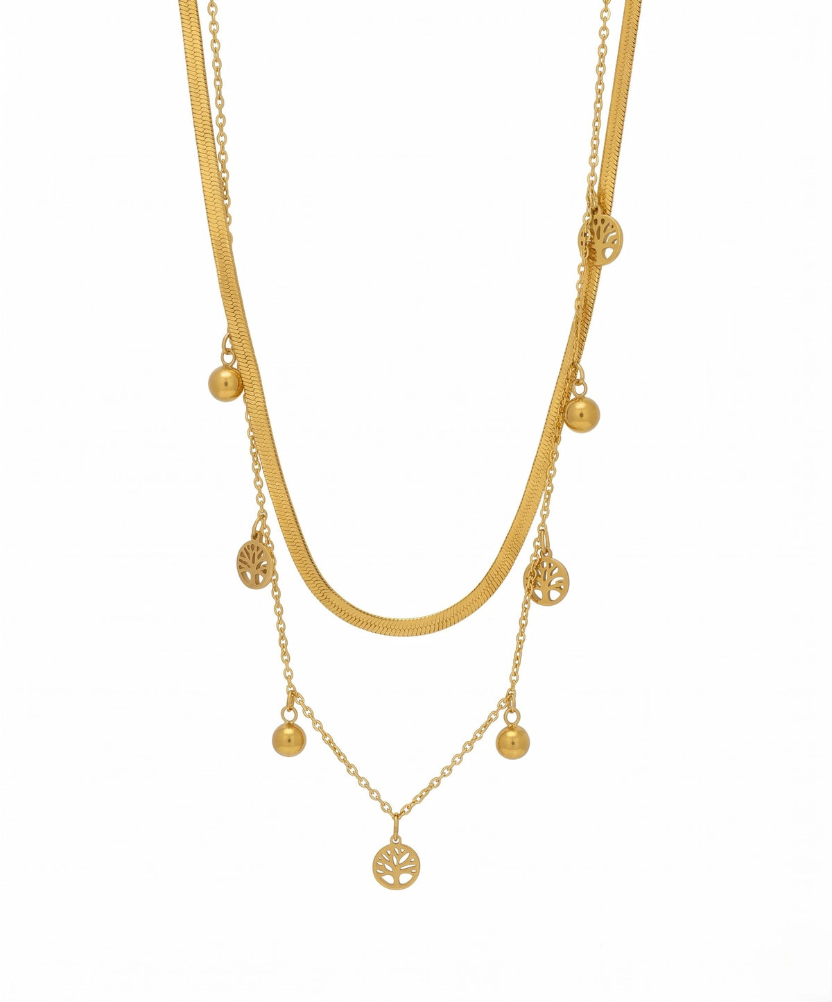 Double Chain Necklace