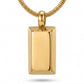 Gold Bar Pendant Necklace