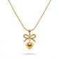 Heart & Bow Necklace