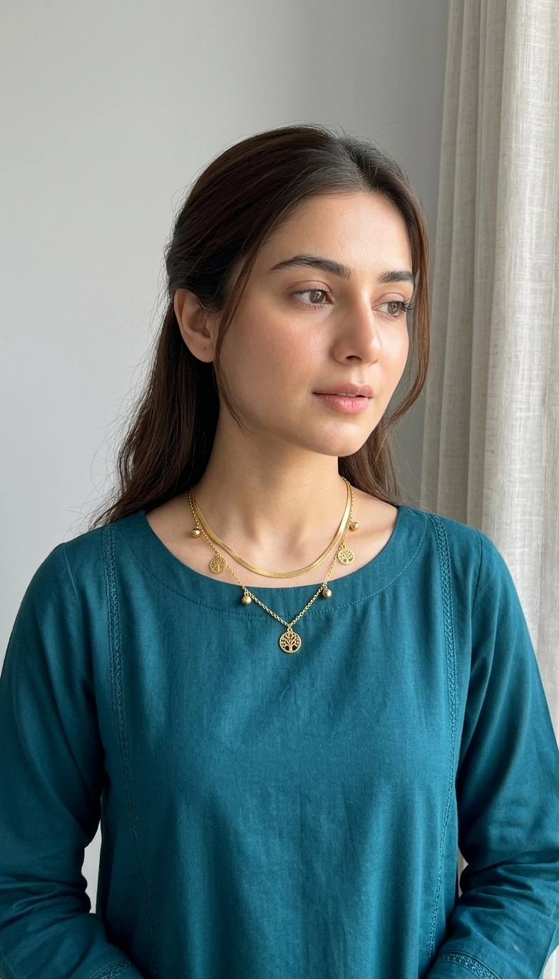 Double Chain Necklace