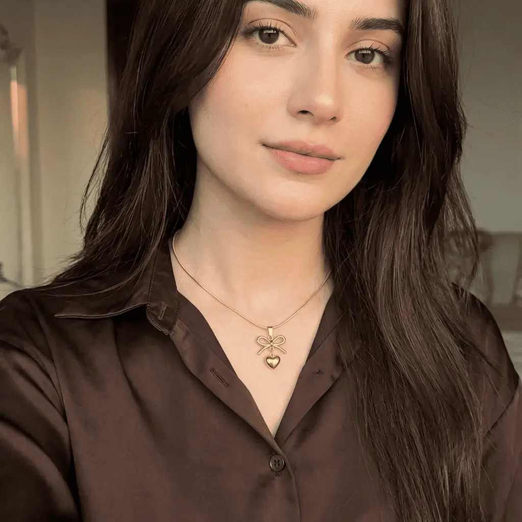 Heart & Bow Necklace