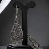 Zaria Drop Earrings oxidized silver ethnic drop earrings